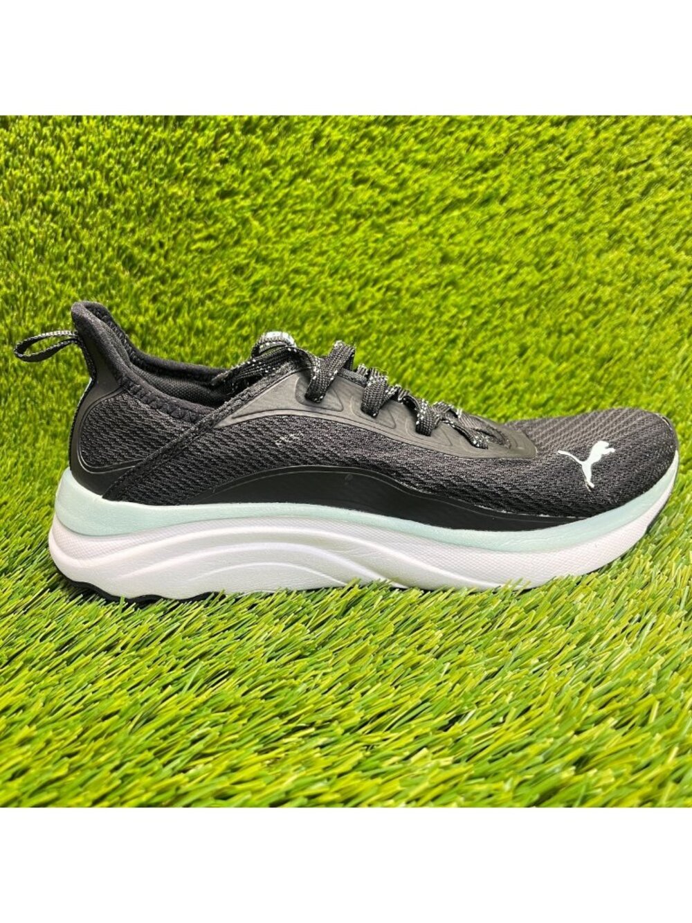 Puma Softride Sophia EVO Womens Size 7.5 Black Athletic Running Shoes Sneakers